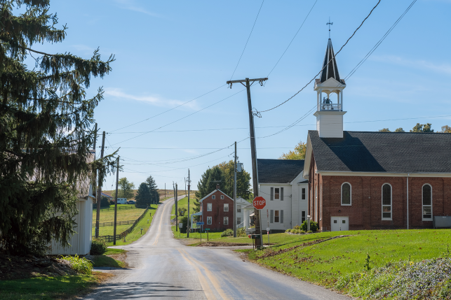 View of rural street