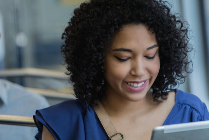 Patient connecting through the patient portal to their doctor