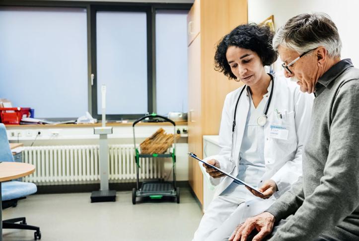 patient and doctor discuss options