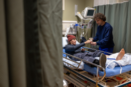 Patient treated by ER nurse